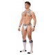 String Cache-sexe Top Blanc 