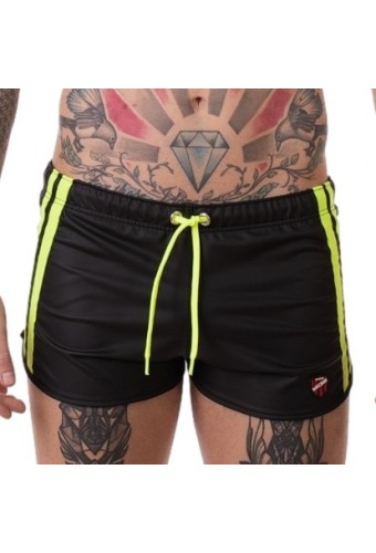 Short Byron Laboratory Noir-Jaune fluo 