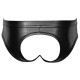 Slip sexy ouvert Maten Noir 