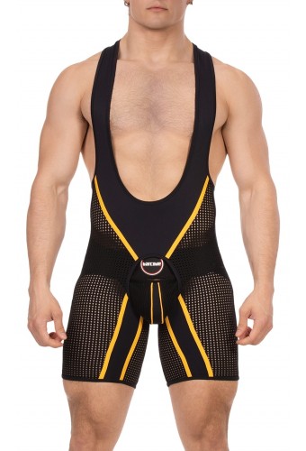 Body Backless Krish Noir-Jaune 