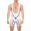 Body Backless Krish Blanc-Noir