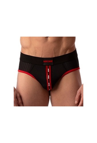 Slip Sicile Noir-Rouge 