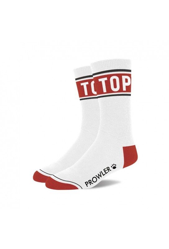 Chaussettes TOP Blanc-Rouge 