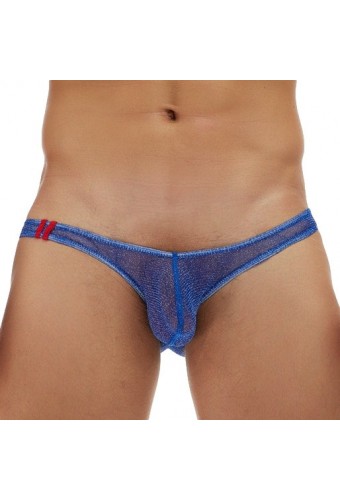 Slip Pailleté Minicut Bleu 