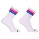 Chaussettes blanches Bisex Flag Fetish Half Socks