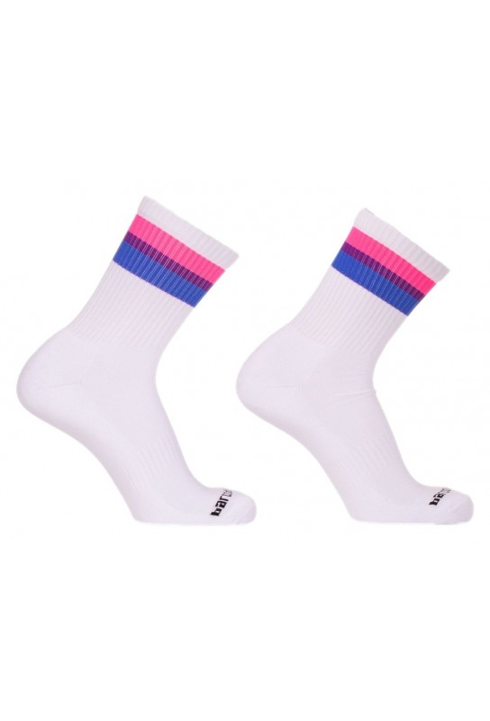Chaussettes blanches Bisex Flag Fetish Half Socks 