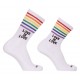 Chaussettes Love is Love Gym Socks Blanches 