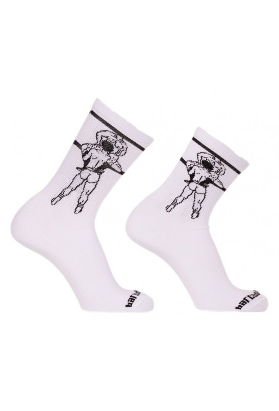 Chaussettes blanches Blowjob Barcode 