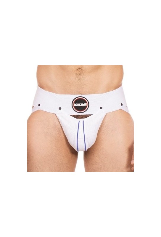 Jockstrap Rokk Blanc-Bleu 