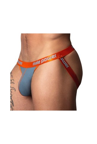 Jockstrap Rib Ring & Jock Gris-Orange 