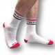 Chaussettes Fist Pig Blanc-Rouge 