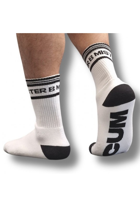 Chaussettes Cum Dump Blanches 