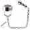 Ballstretcher en métal avec Plug Boules Cbt Ass 36mm | Plug 6 x 2.5cm