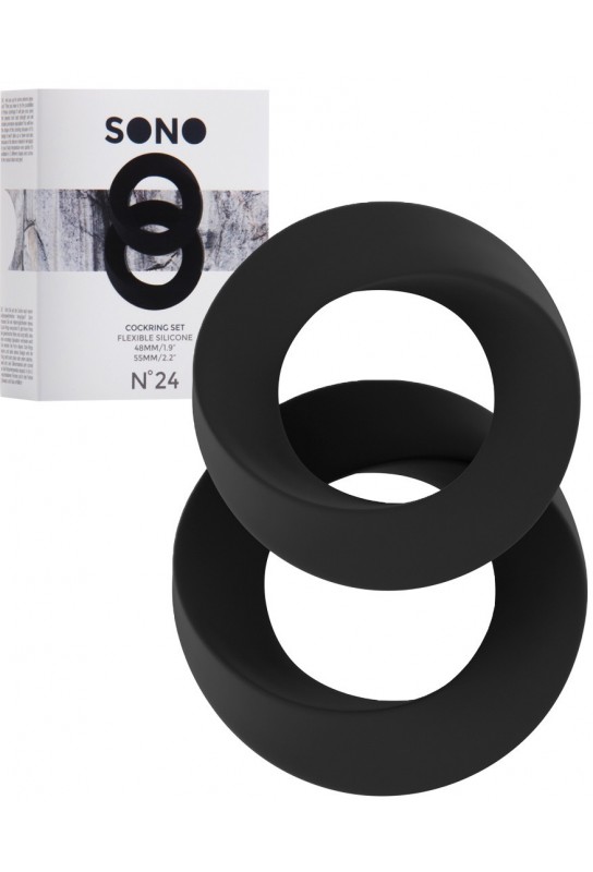 Lot de 2 Cockrings Silicone SONO 