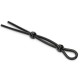 Cock Ring Ajustable Double Noir 