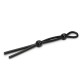 Cock Ring Ajustable Double Noir 