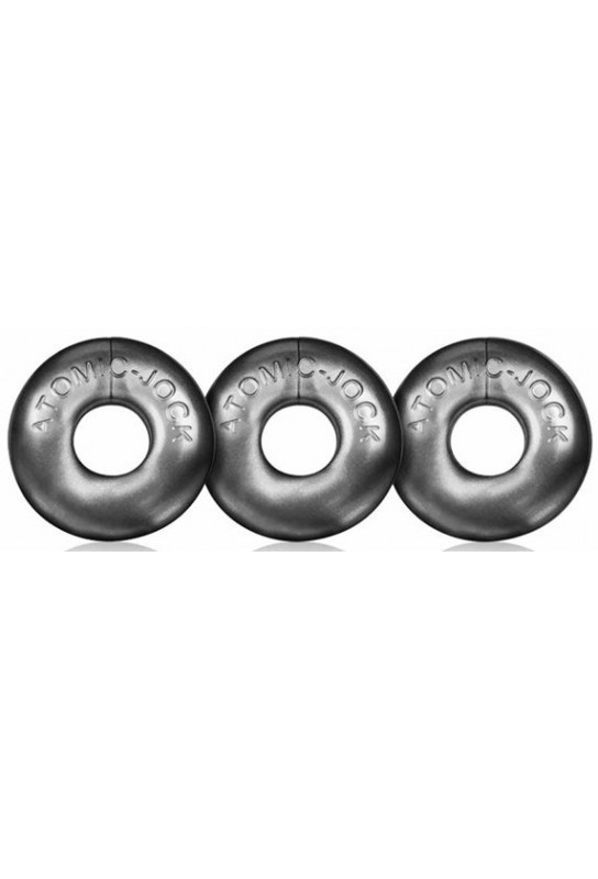 Pack de 3 mini cockrings Oxballs Gris 