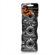 Pack de 3 mini cockrings Oxballs Gris 