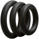 Lot de 3 Anneaux Silicone 10mm Noirs 