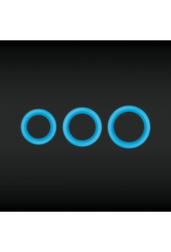 Cockring Fluo Firefly Bleu 