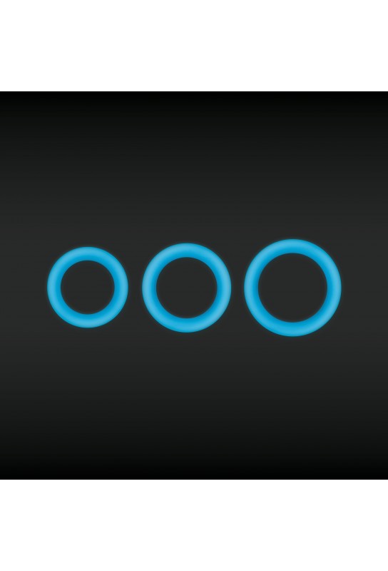 Cockring Fluo Firefly Bleu 