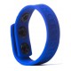 Cockring silicone 3 Snaps Bleu 