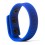 Cockring silicone 3 Snaps Bleu