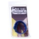 Cockring silicone 3 Snaps Bleu 