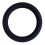 Cockring silicone Thick Ring Noir