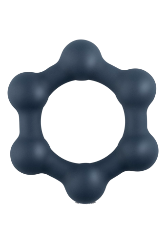 Cockring Hexagone avec boules 
