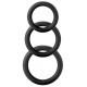 Lot de 3 cockrings Twiddle Noir