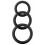 Lot de 3 cockrings Twiddle Noir