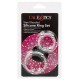 Lot de 2 Cockrings Transparents avec Billes 