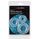 Lot de 3 cockrings Ring Set Transparents 