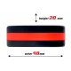Cockring silicone Beast Rings 36mm Noir-Rouge 