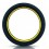 Cockring silicone Beast Ring 36mm Noir-Jaune