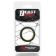 Cockring silicone Beast Ring 36mm Noir-Jaune 