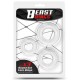 Lot de 3 cockrings souples Beast Rings Transparents 