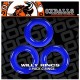 Lot de 3 cockrings Willy Rings Bleus 