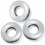 Lot de 3 cockrings Fat Willy Transparents