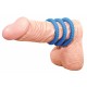 Lot de 3 cockrings Lust Bleus 
