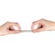 Lot de 3 cockrings Silicone Thin Ring Gris 