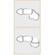 Lot de 3 cockrings Silicone Thin Ring Gris 