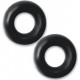 Lot de 2 cockrings Stiffy Bulge Noirs 