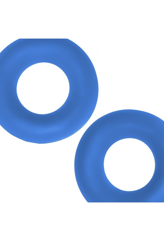 Lot de 2 cockrings Stiffy Bulge Bleus 