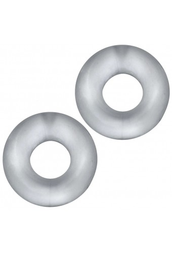 Lot de 2 cockrings Stiffy Bulge Transparents 