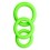 Lot de 3 cockrings phosphorescent Glow Annels 20-30mm