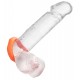 Cockring Silicone Sexagon Alpha 37mm Orange 