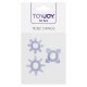 3 cockrings mini Tickle C-Rings Violet 