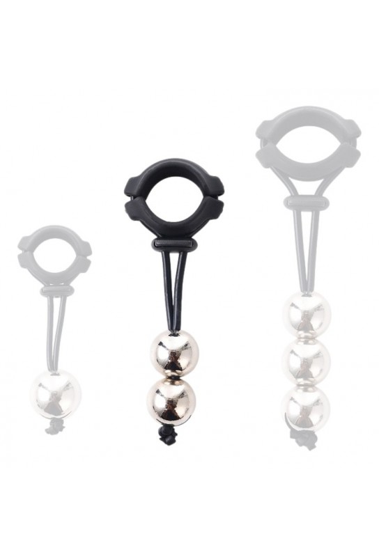 Anneau avec boules pendantes Cock Head Ball M | Poids 360g 